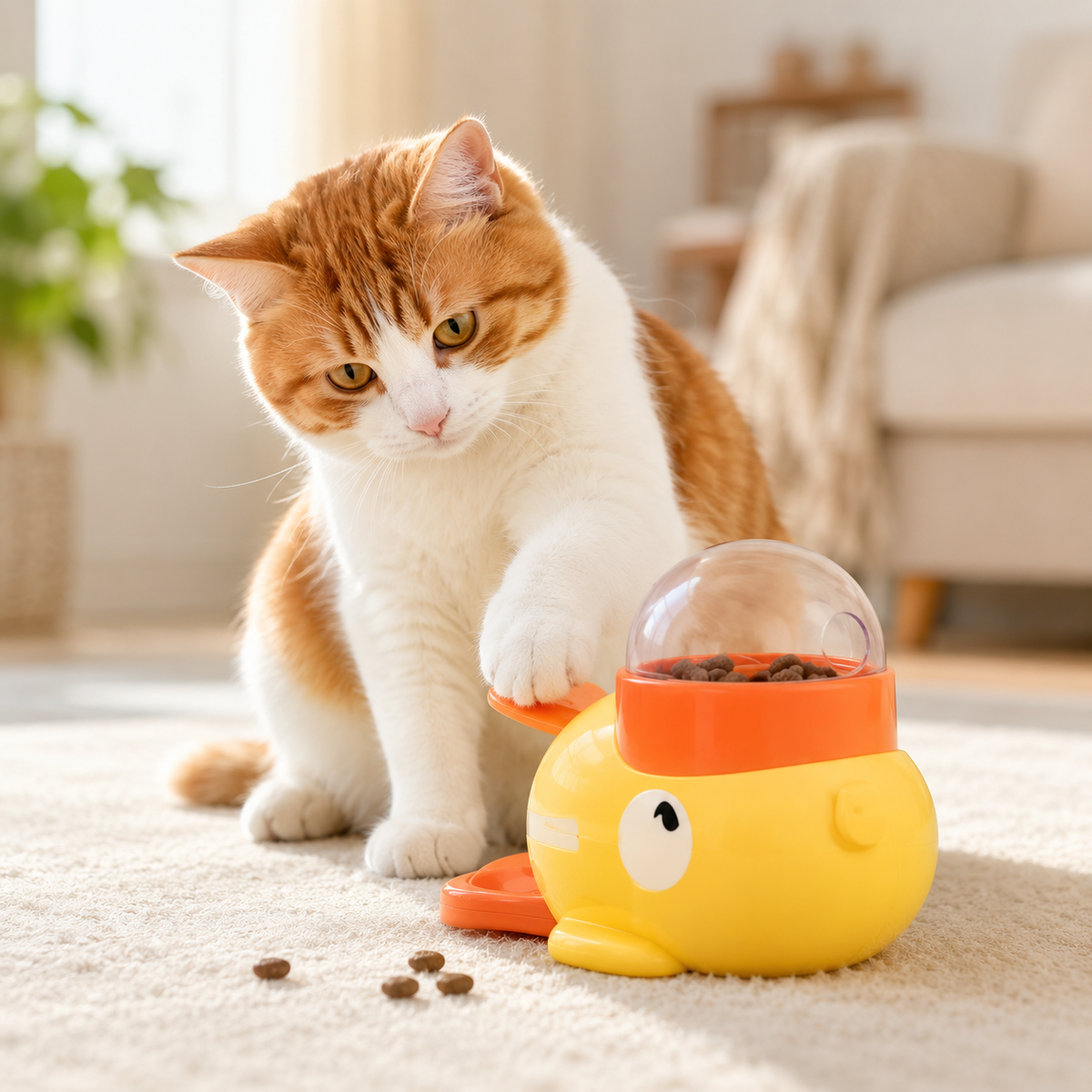 Mama Fırlatıcı Ördek Kedi & Köpek Oyuncağı