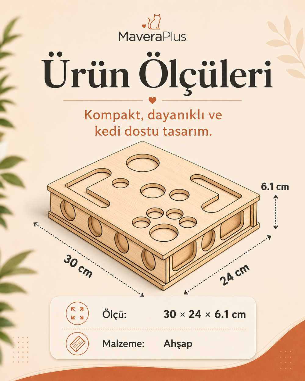 PatiTörpü ürün ölçüleri