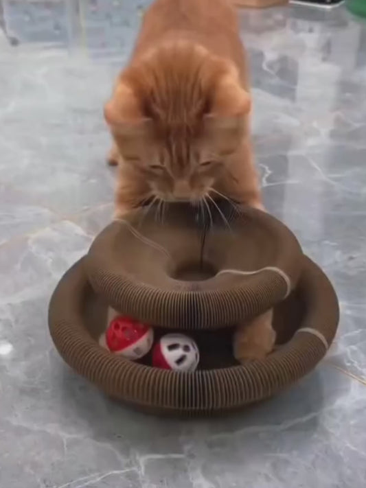 Mavera PatiForm™ Kedi Oyun, Tırmalama ve Tüy Bakım Paketi